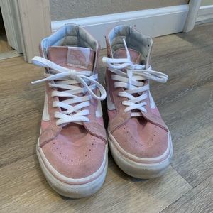 Pink Sk8-Hi Vans